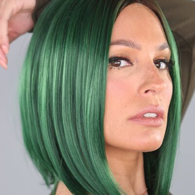 Green IRL | Synthetic Lace Front Wig (Mono Part)